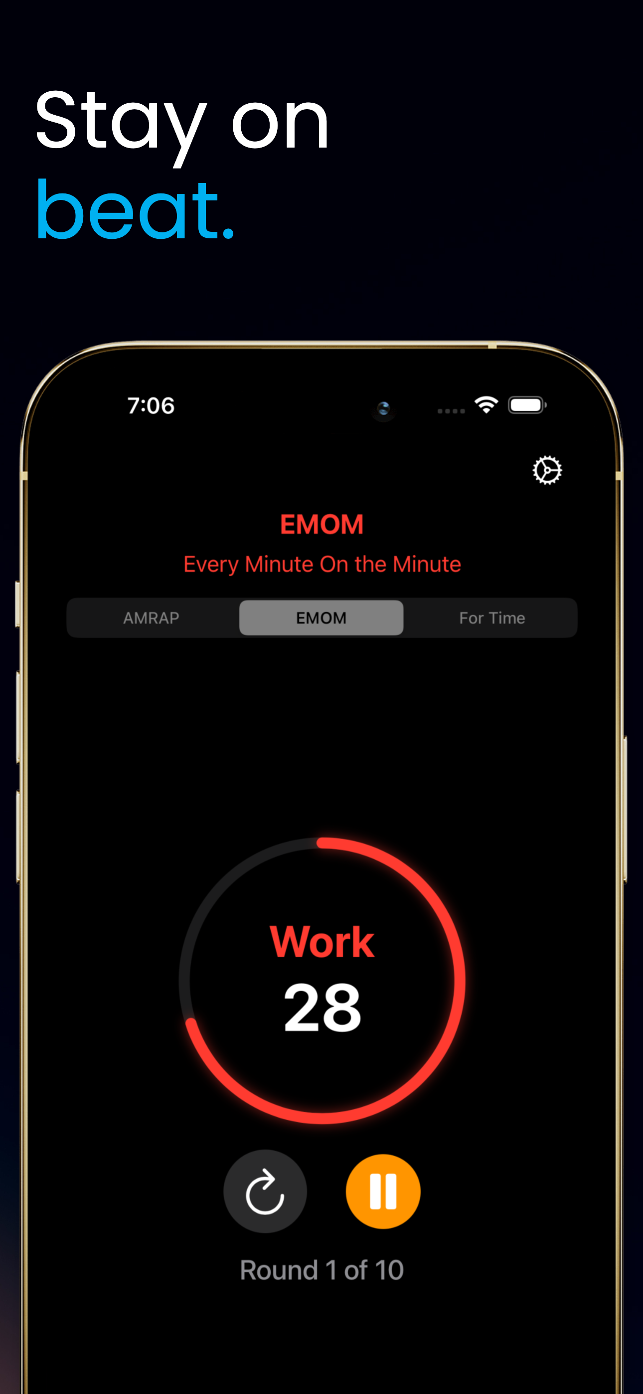 Audio and haptic cues for every phase